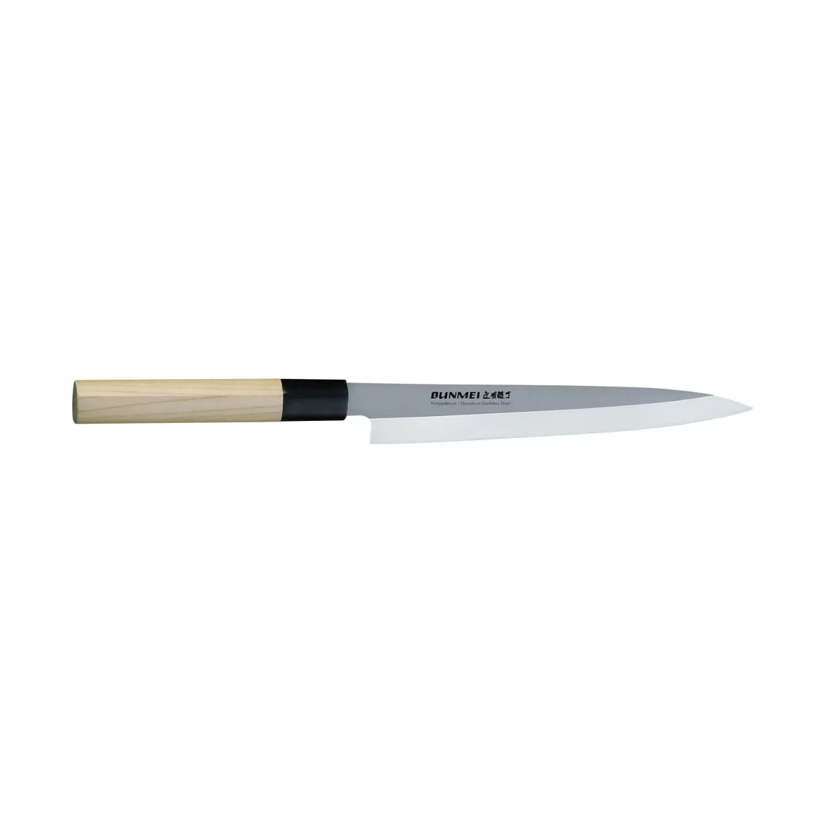 Bunmei Yanagi sashimikniv enkelslipt 21 cm, Rustfritt stål