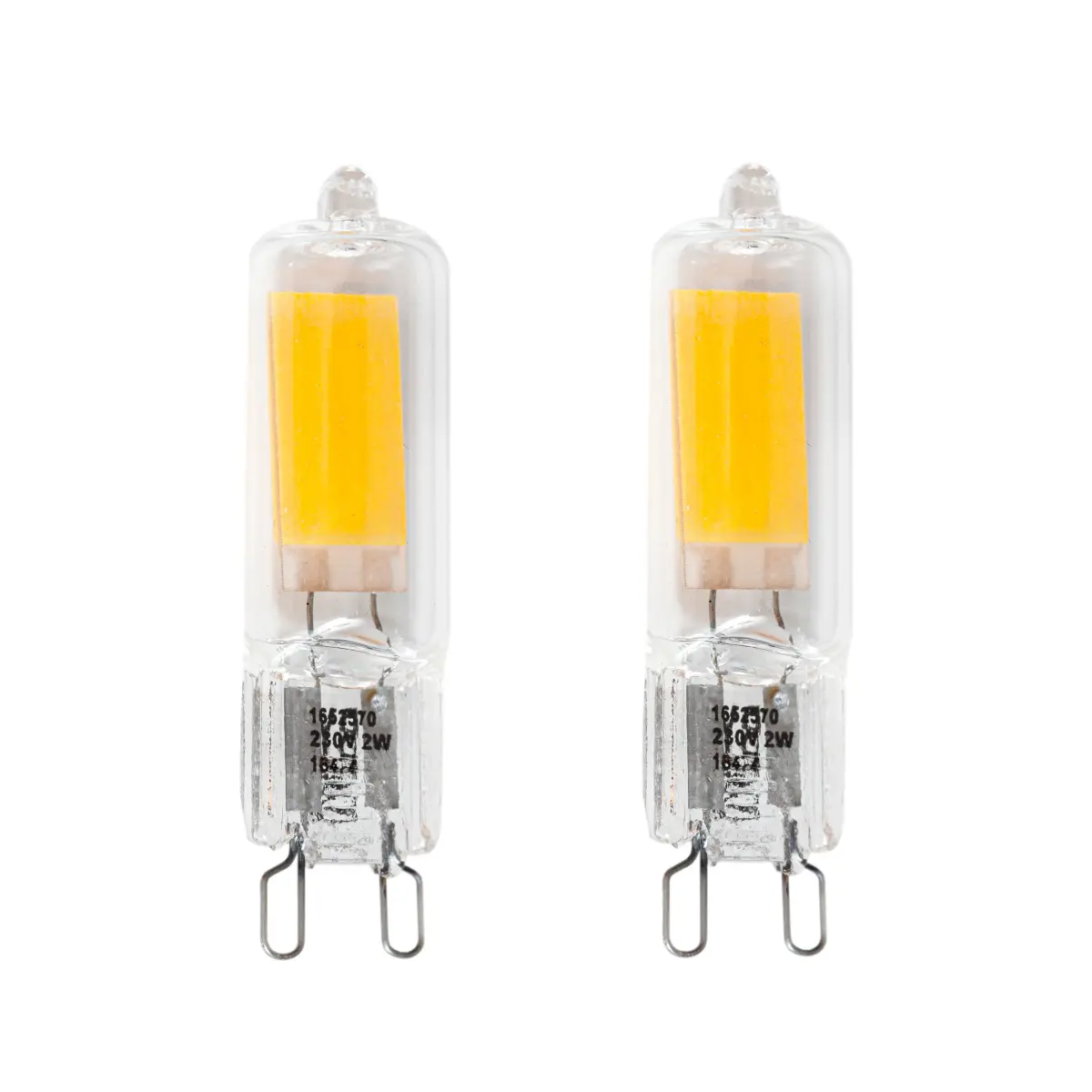 G9 LED dimbar 2W lyskilde 2-pakning, 2700K 220lm