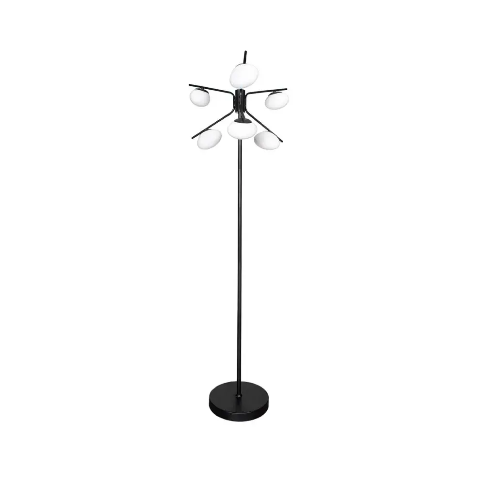 Imperia gulvlampe, svart matt