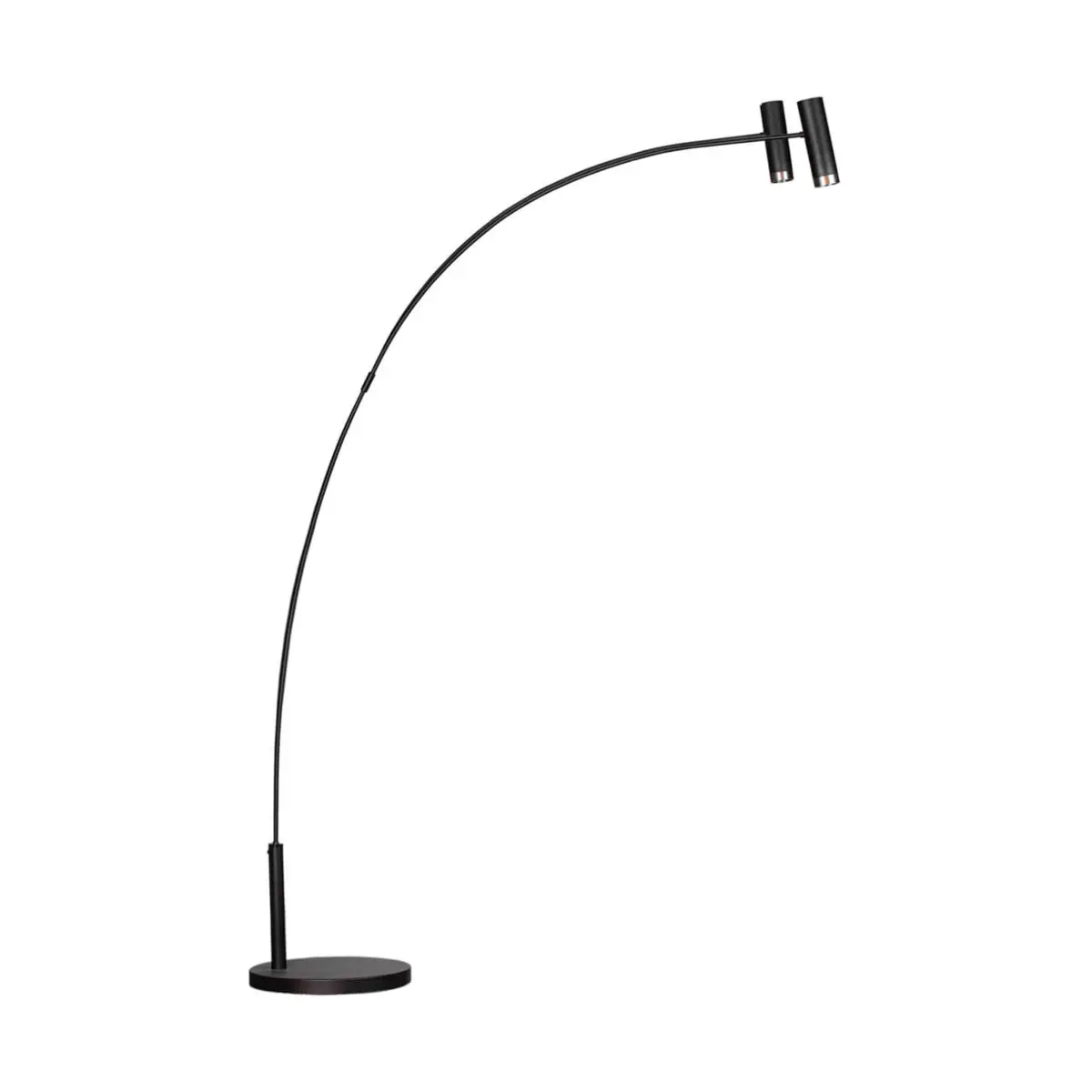 Puls 2 lamper – gulvlampe, Matt sort