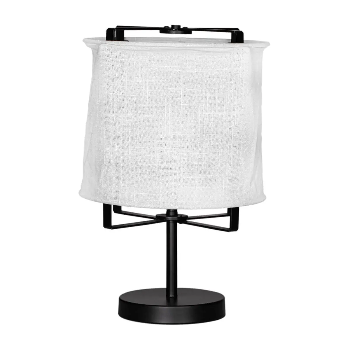 Softy bordlampa 50 cm, Matt hvit-matt svart