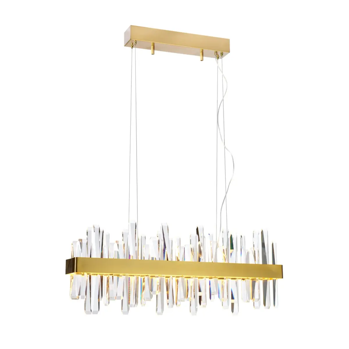 Triumph Bar taklampe 80 cm, Messing-klar
