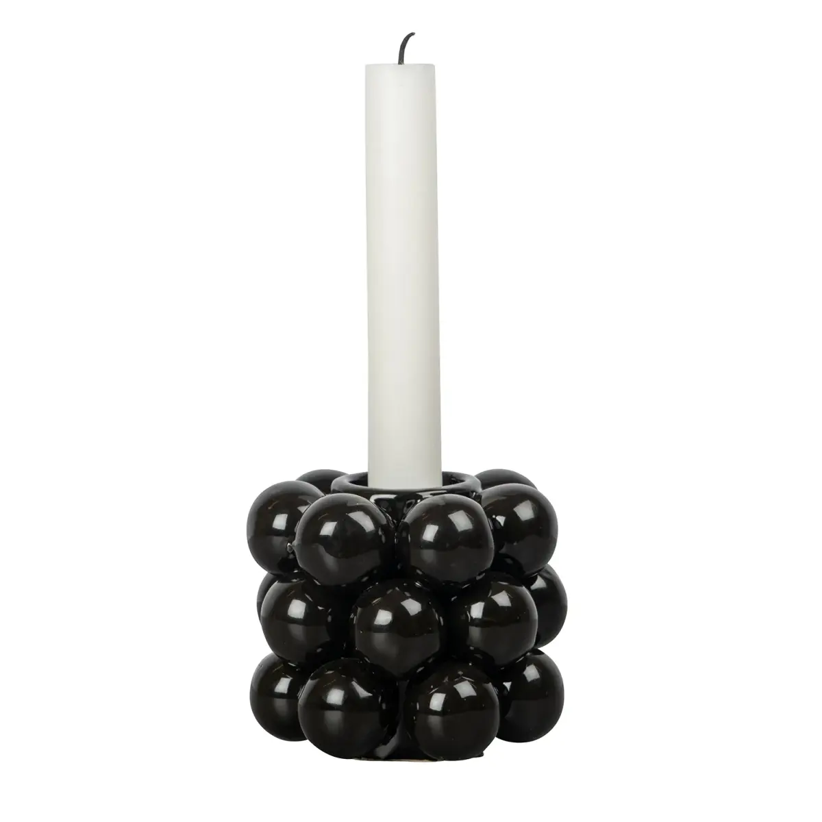 Globe lysestake 8,5 cm, Svart