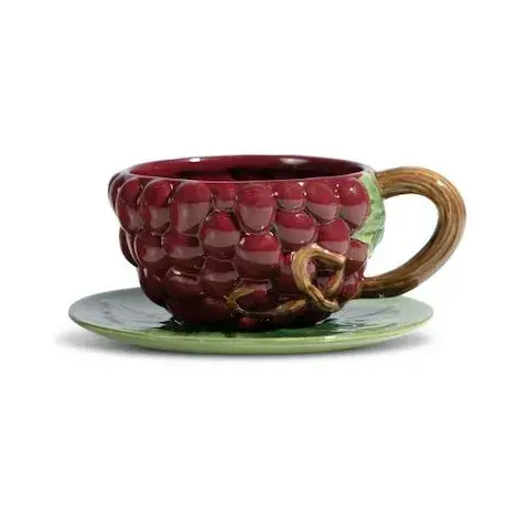 Grape kopp med fat 26 cl, Lilla