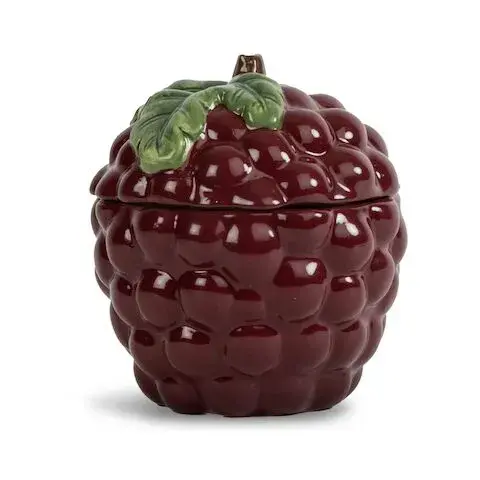 Grape skål med lokk, Lilla