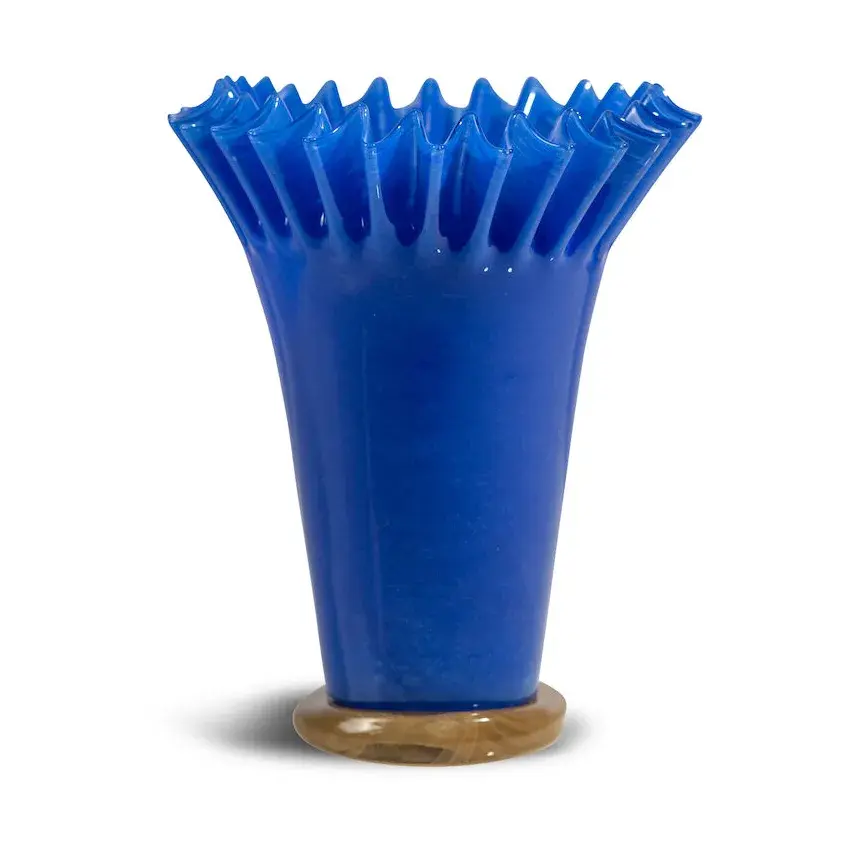 Lori vase 30 cm, Blue-beige