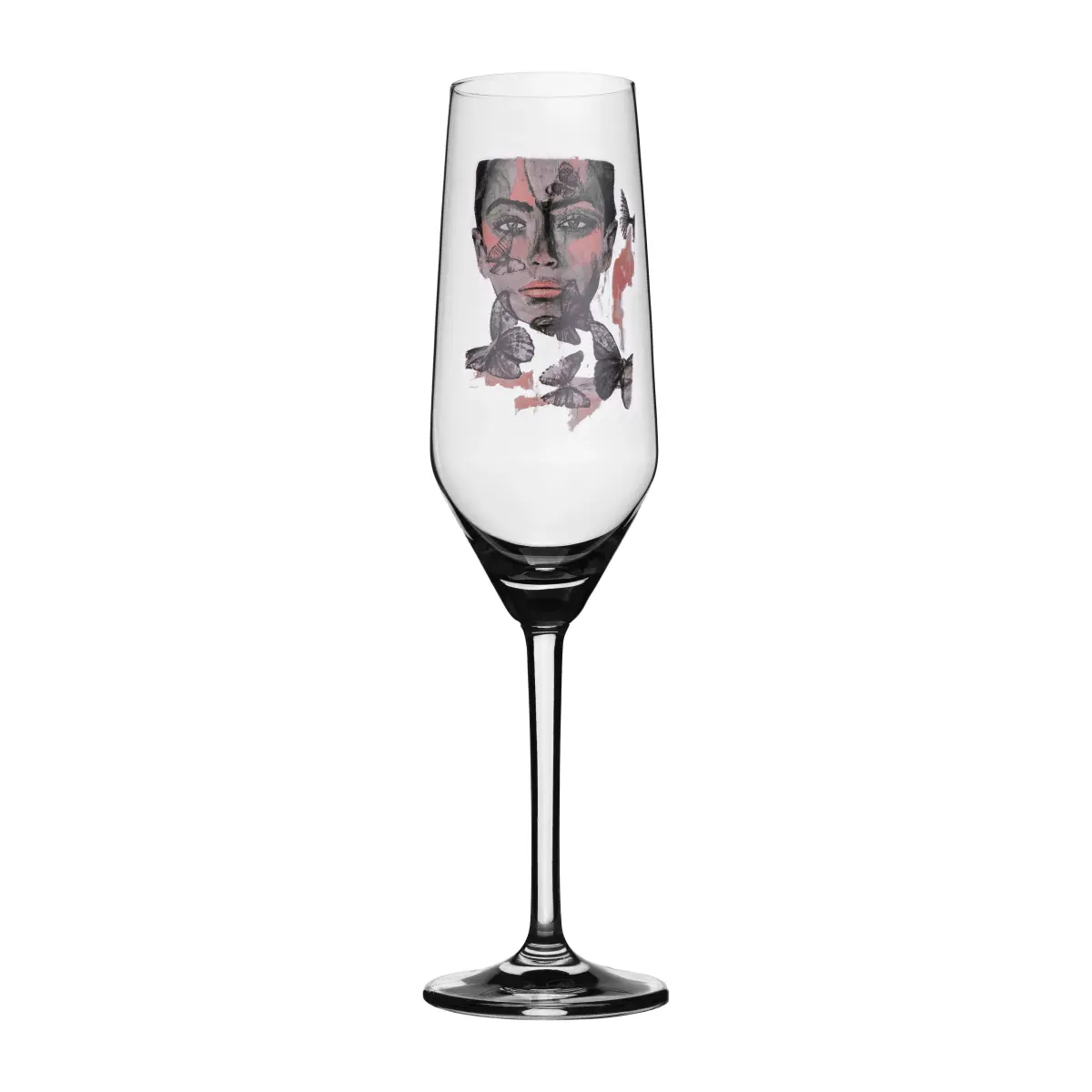 Butterfly Queen champagneglass, 30 cl