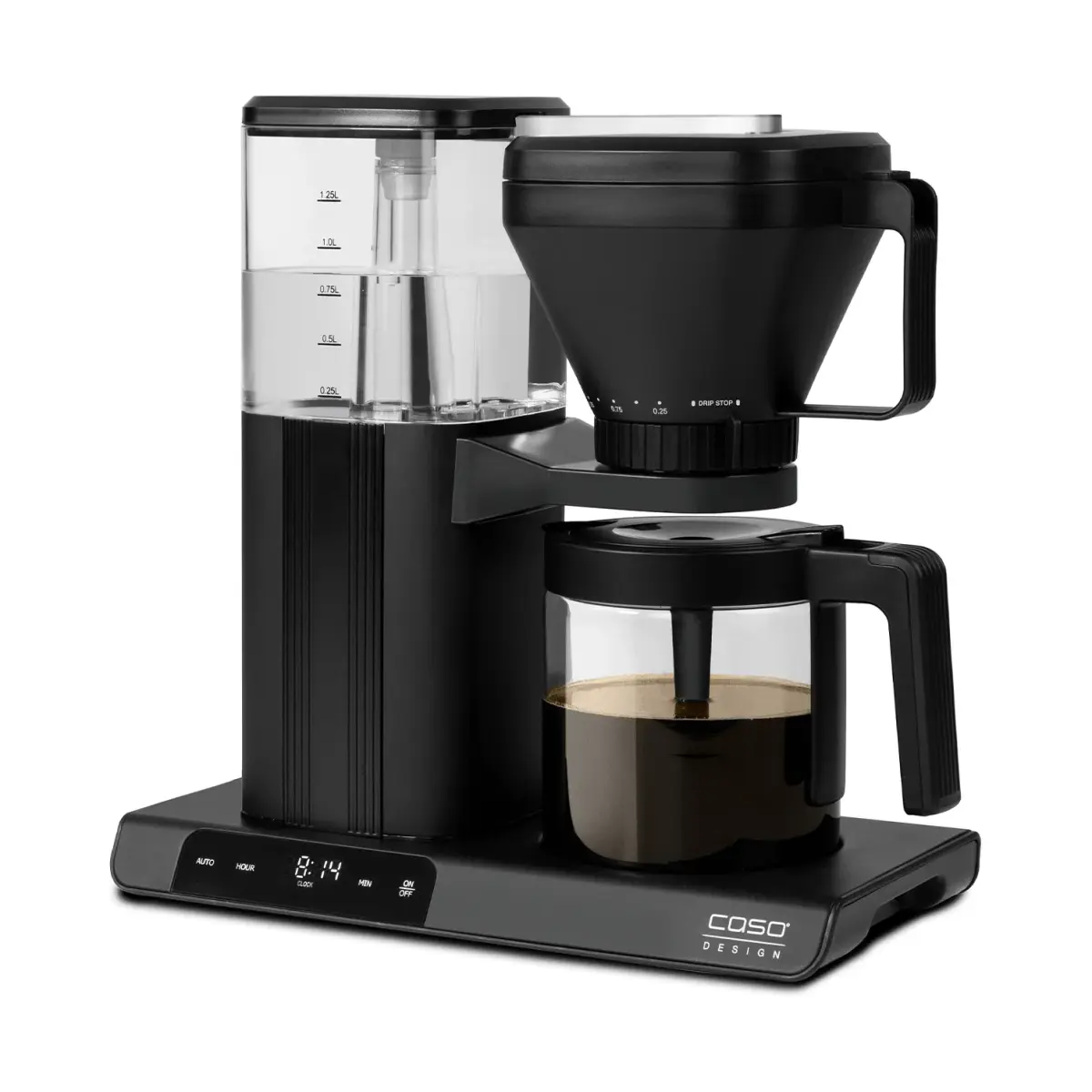 Caso Aroma Sense kaffetrakter, Svart, 10 kopper