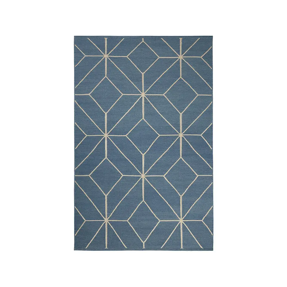 Ayur teppe, Heaven blue/off-white, 180 x 270 cm