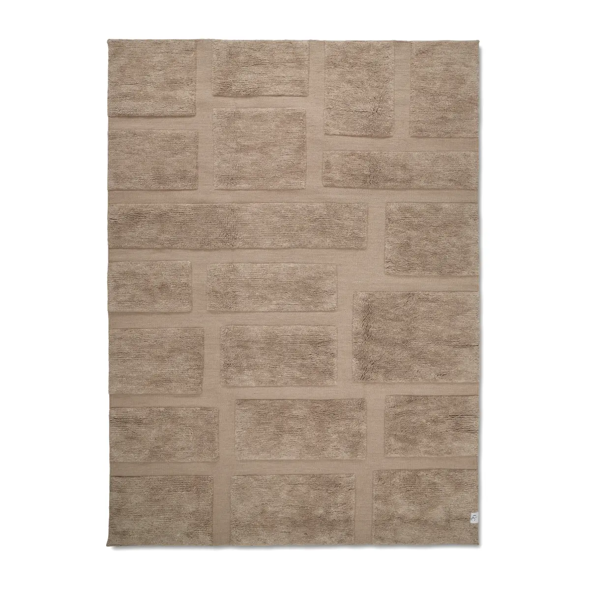 Bricks ullteppe 250 x 350 cm, Beige