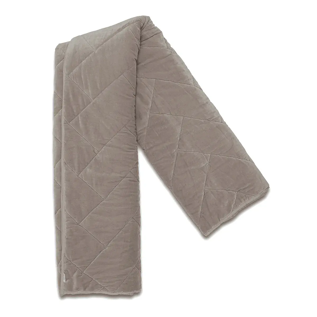 Chevron sengeteppe 260x260 cm, Morning Dove