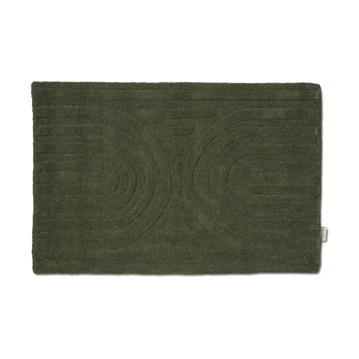 Curve dørmatte 60x90 cm, Green