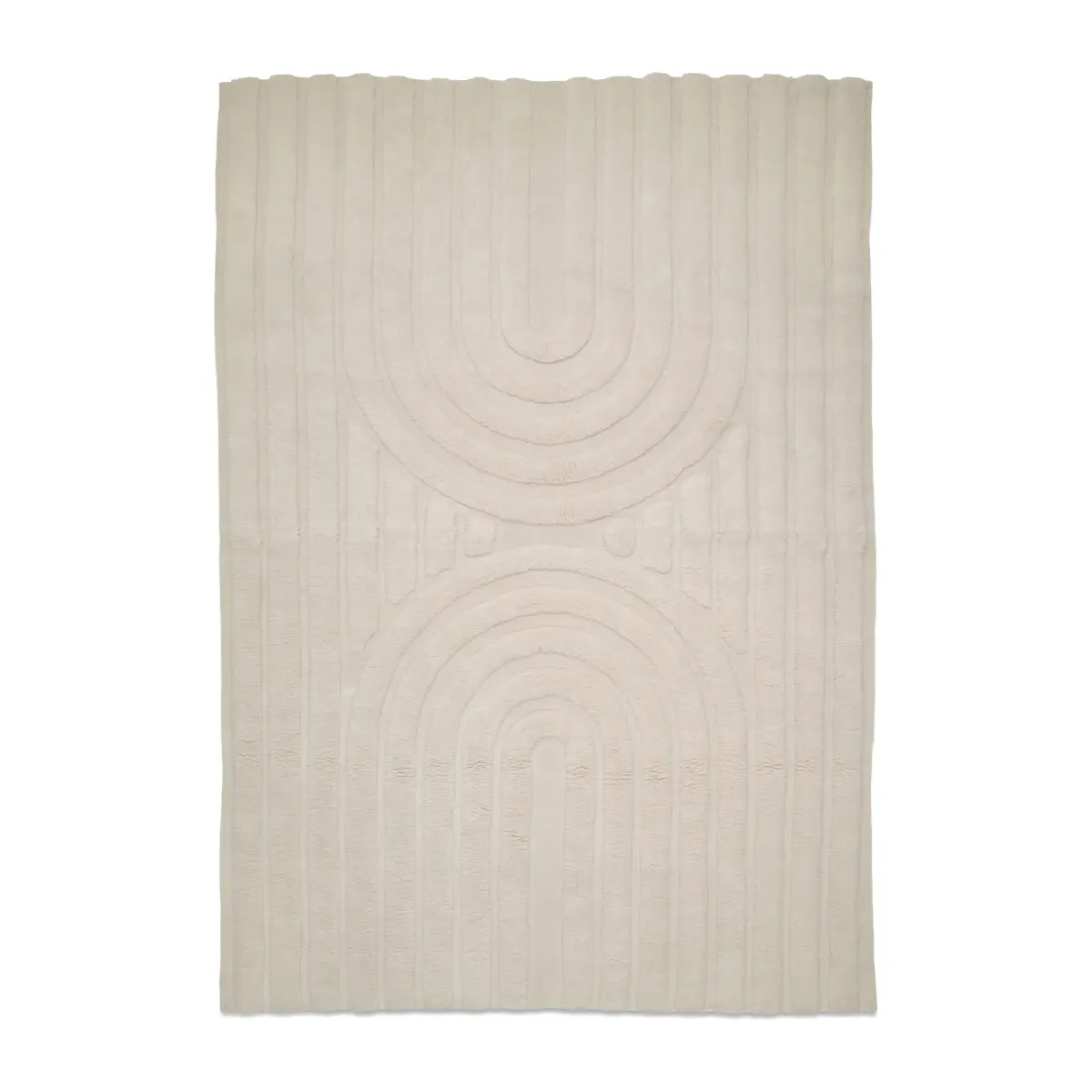 Curve ullteppe 200x300 cm, Ivory
