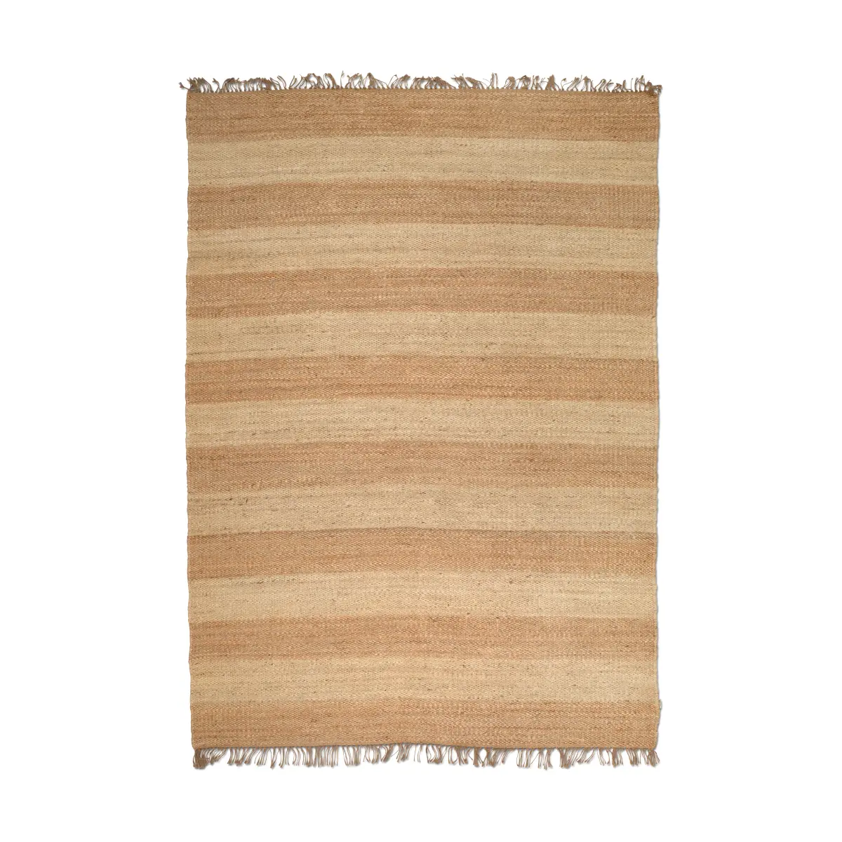 Jute Stripes teppe, Natural jute, 170x230 cm
