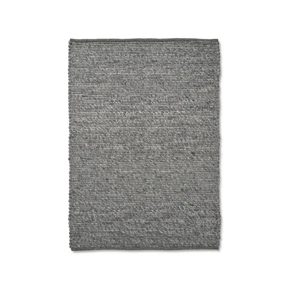 Merino ullteppe, Granitt, 250 x 350 cm