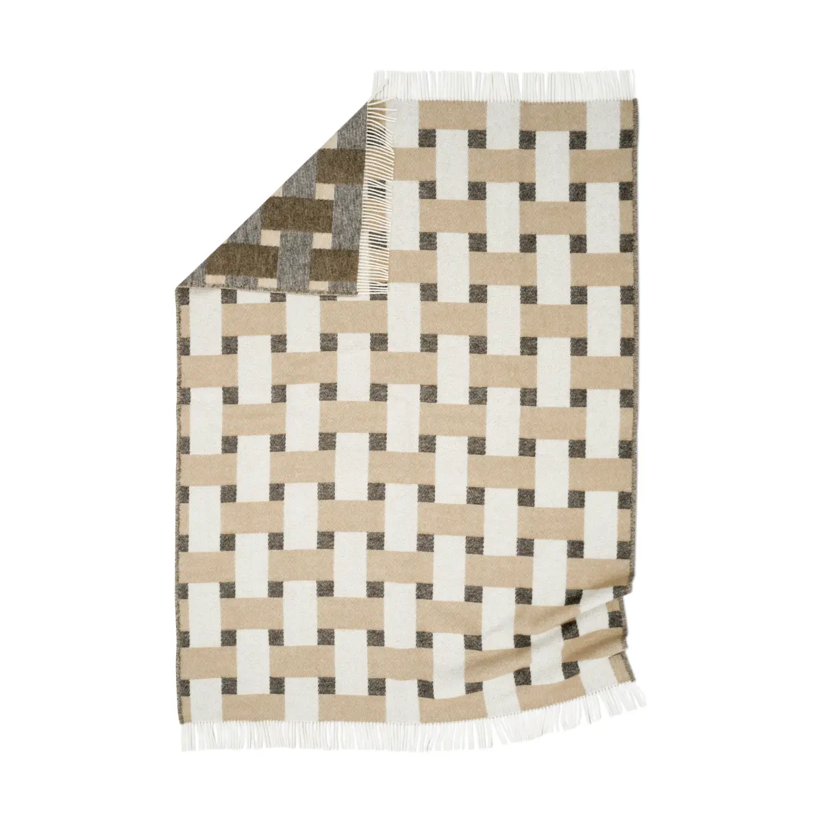 Weave pledd 130x180 cm, Beige