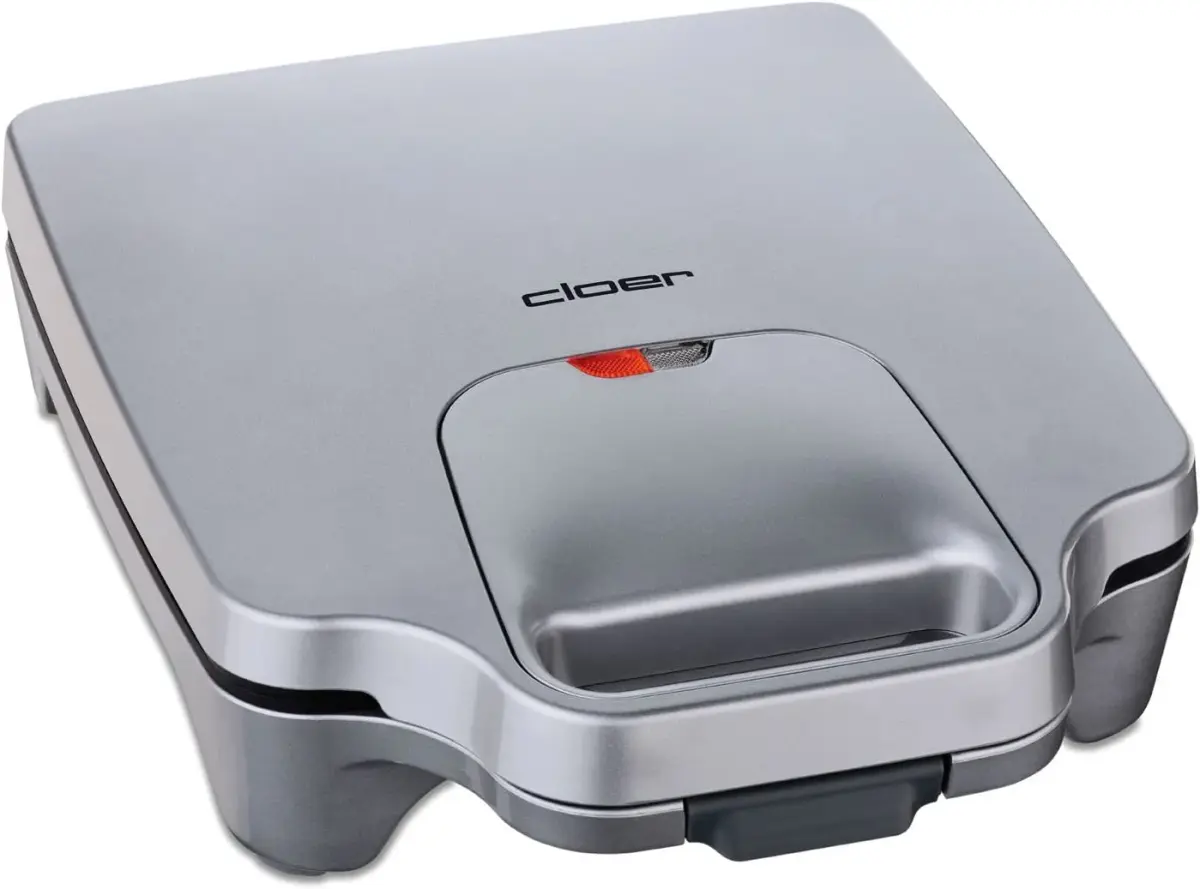 Sandwich toaster XXL for 4 smørbrød, Rustfritt stål