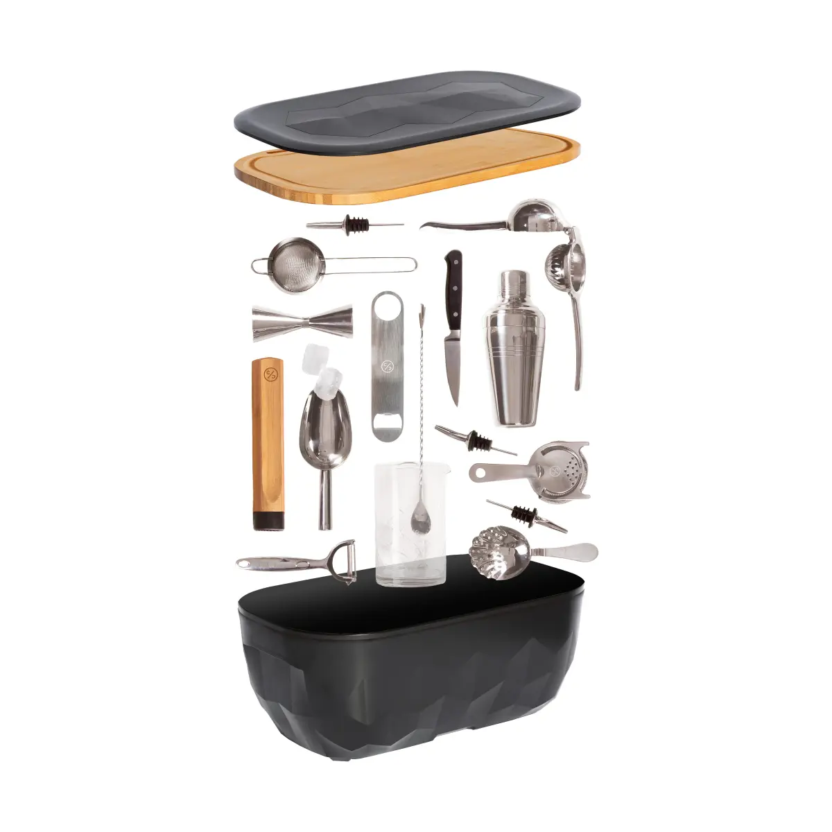 Cocktail Kit/Bar Kit, Rustfritt stål
