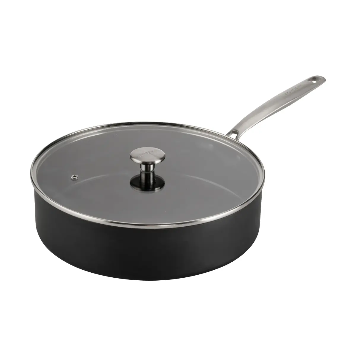 Combekk Element traktørpanne aluminium svart, Ø28 cm