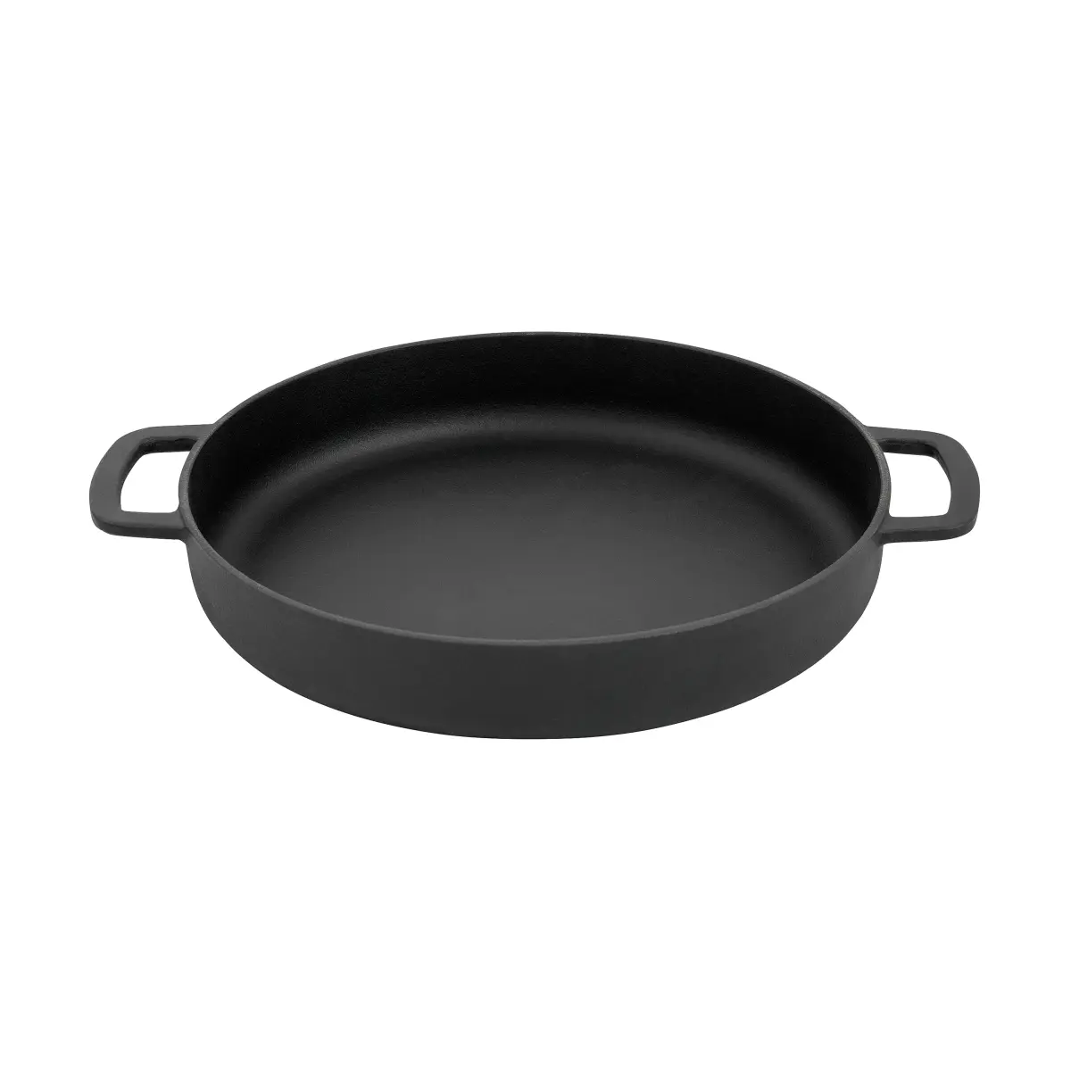 Combekk Enameled stekepanne støpejern Ø28 cm, Matt Black