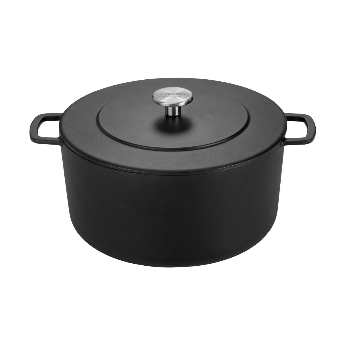 Combekk Enameled støpejernsgryte Ø32 cm, Black