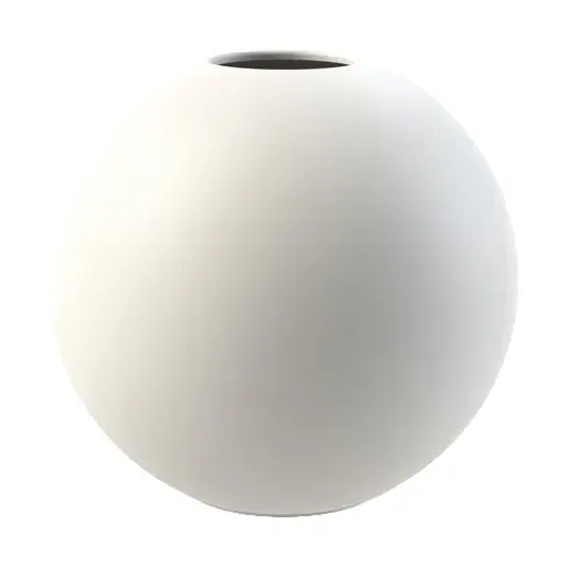 Ball vase white, 8 cm