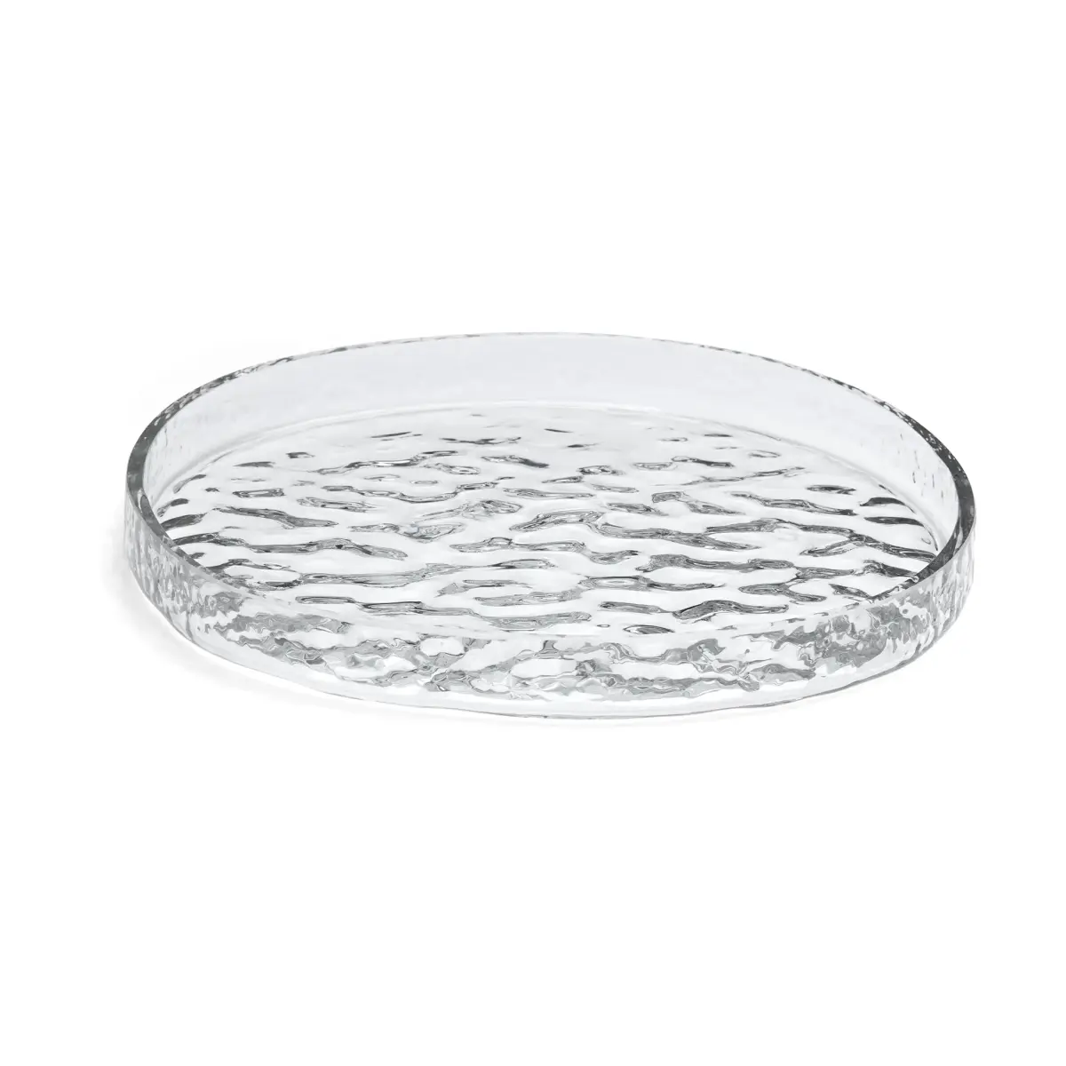 Gry platter dekorasjonsbrett Ø 28 cm, Clear