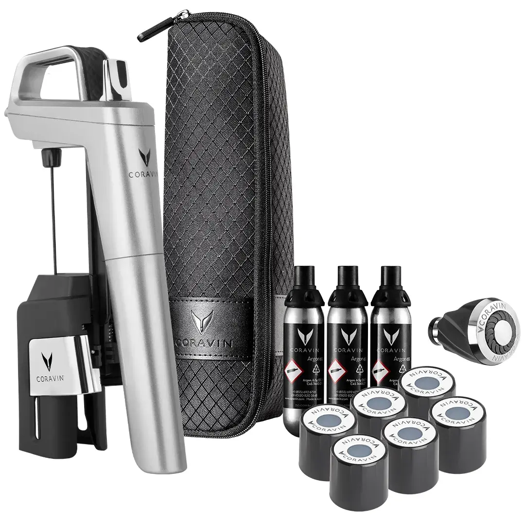 CORAVIN™ Timeless Six+ Vinsystem, Sølv