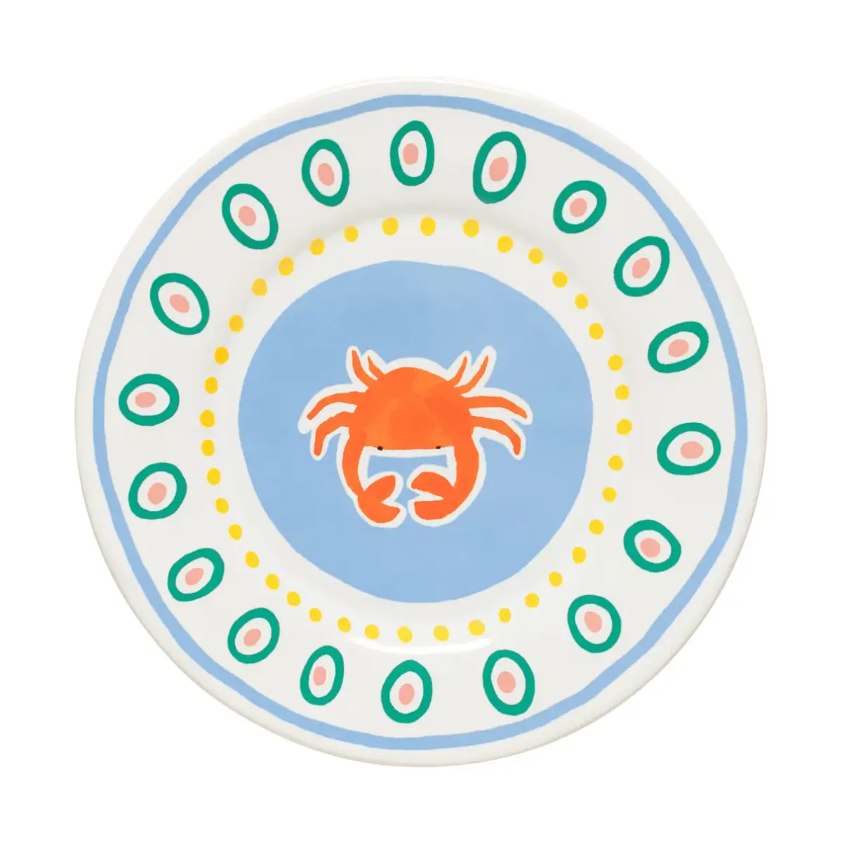 Summer Bliss asjett, Crab, Ø22 cm