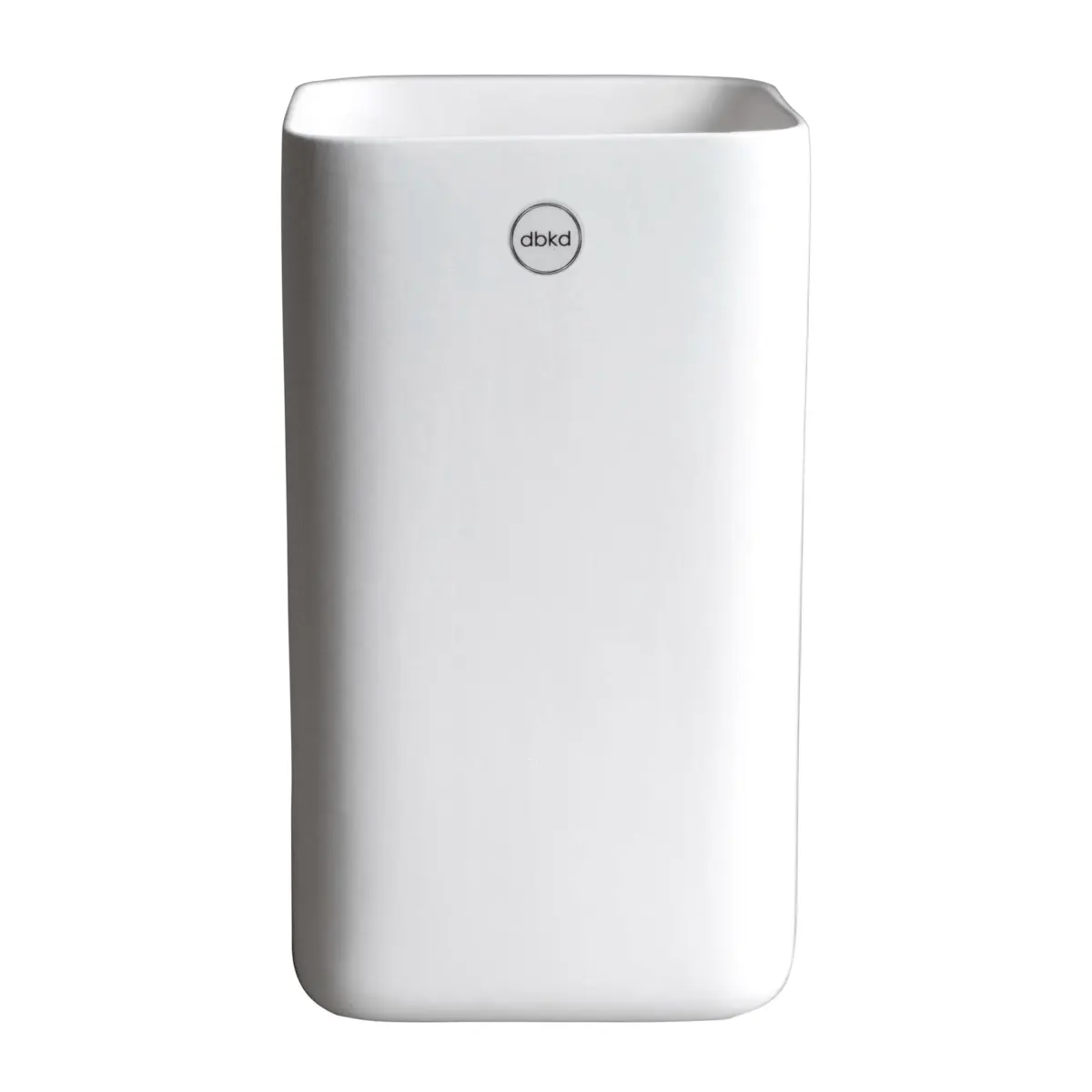 Cube krukke large Ø 13 cm, Matte white