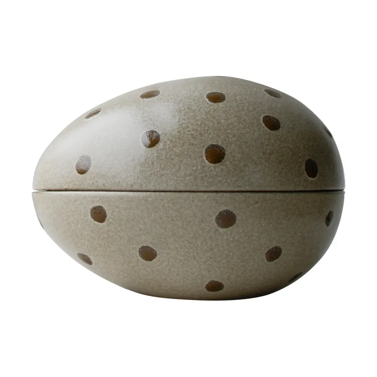 Nest skål, Beige dot