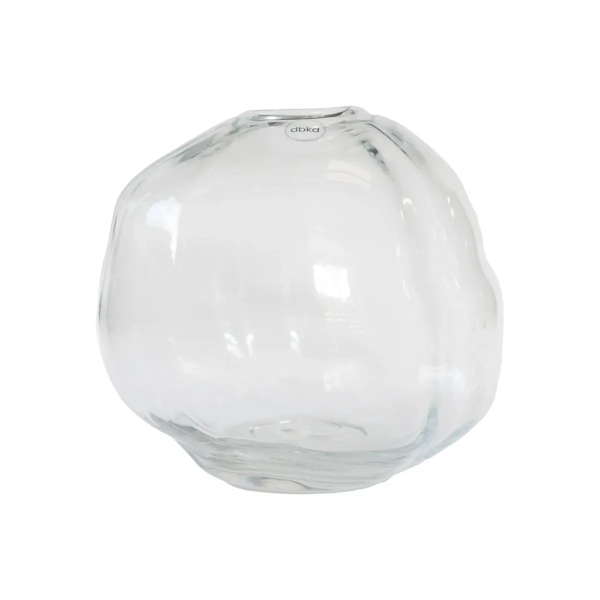 Pebble vase klar, Liten Ø20 cm
