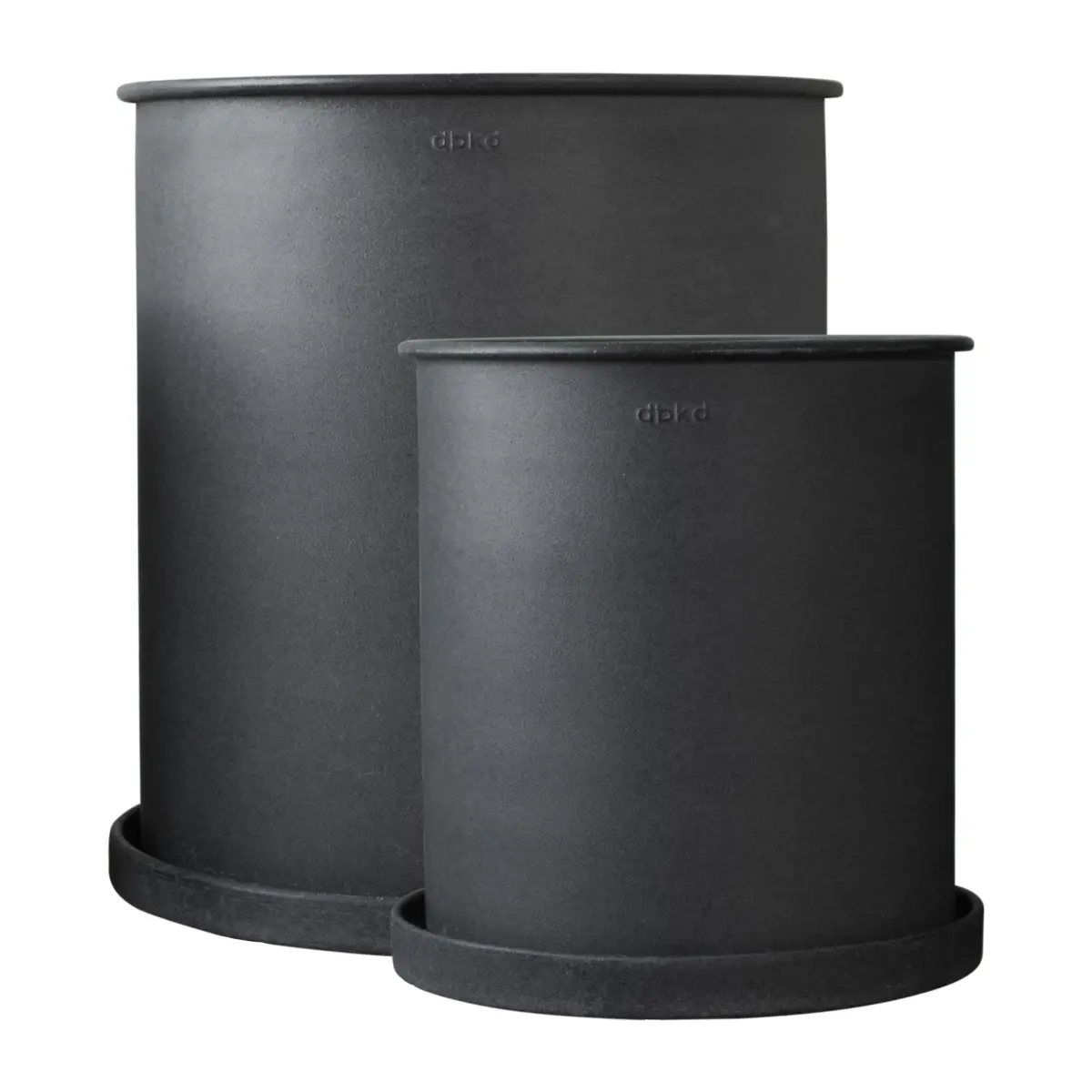 Plant pot krukke large 2-pakning, Svart