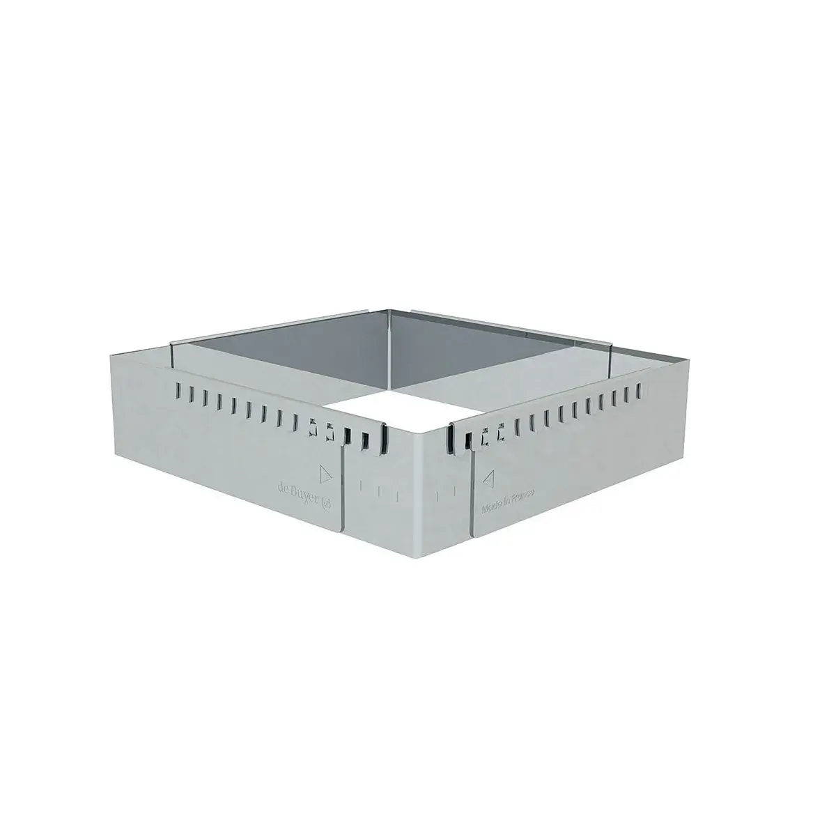 Justérbar bakeform, 30x30cm til 57x57cm