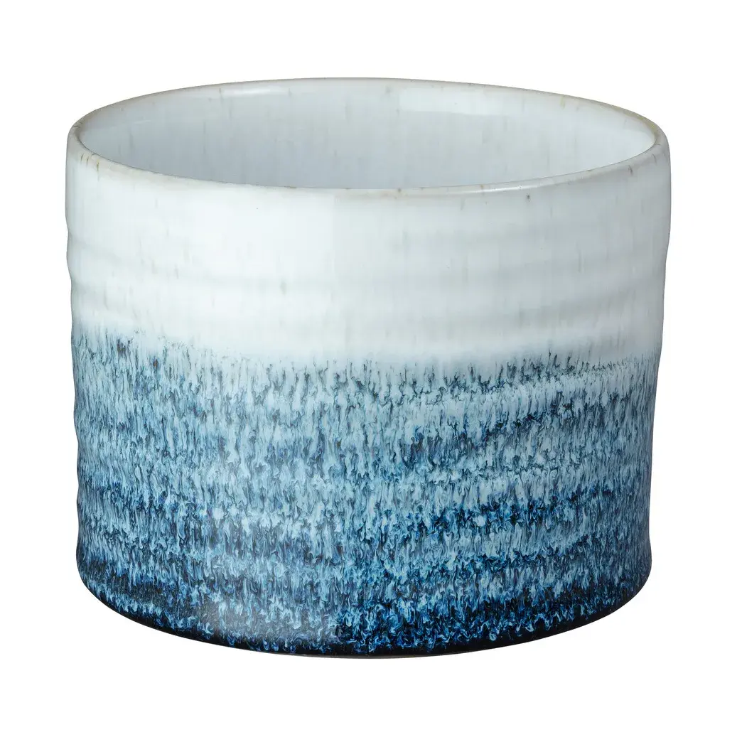 Kiln blue krukke, Medium, Ø12 cm