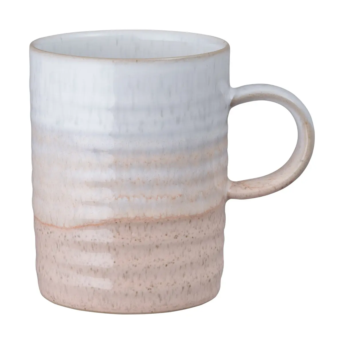 Kiln Coral rillet krus, Koral-beige, Ø8 cm