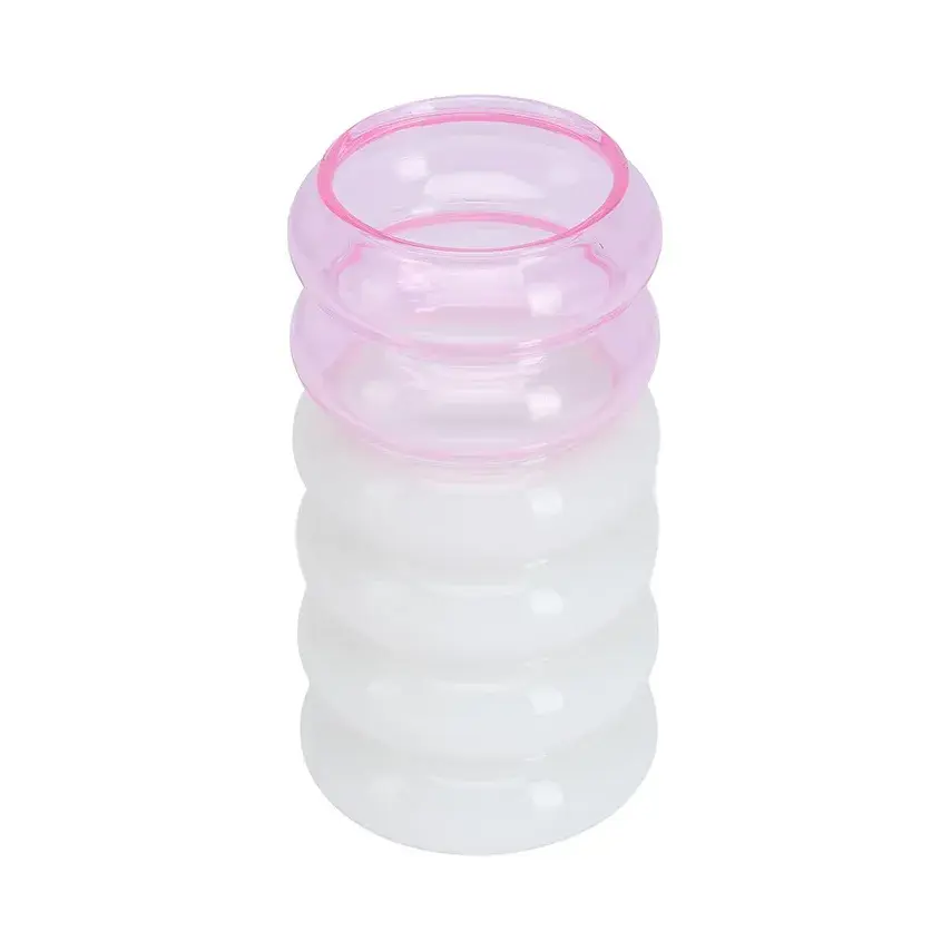 Bubble 2-i-1 vase og lysestake 13,5 cm, Pink