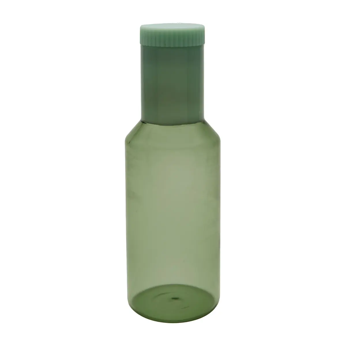 Design Letters glasskaraffel tube 1 L, Green/milky green