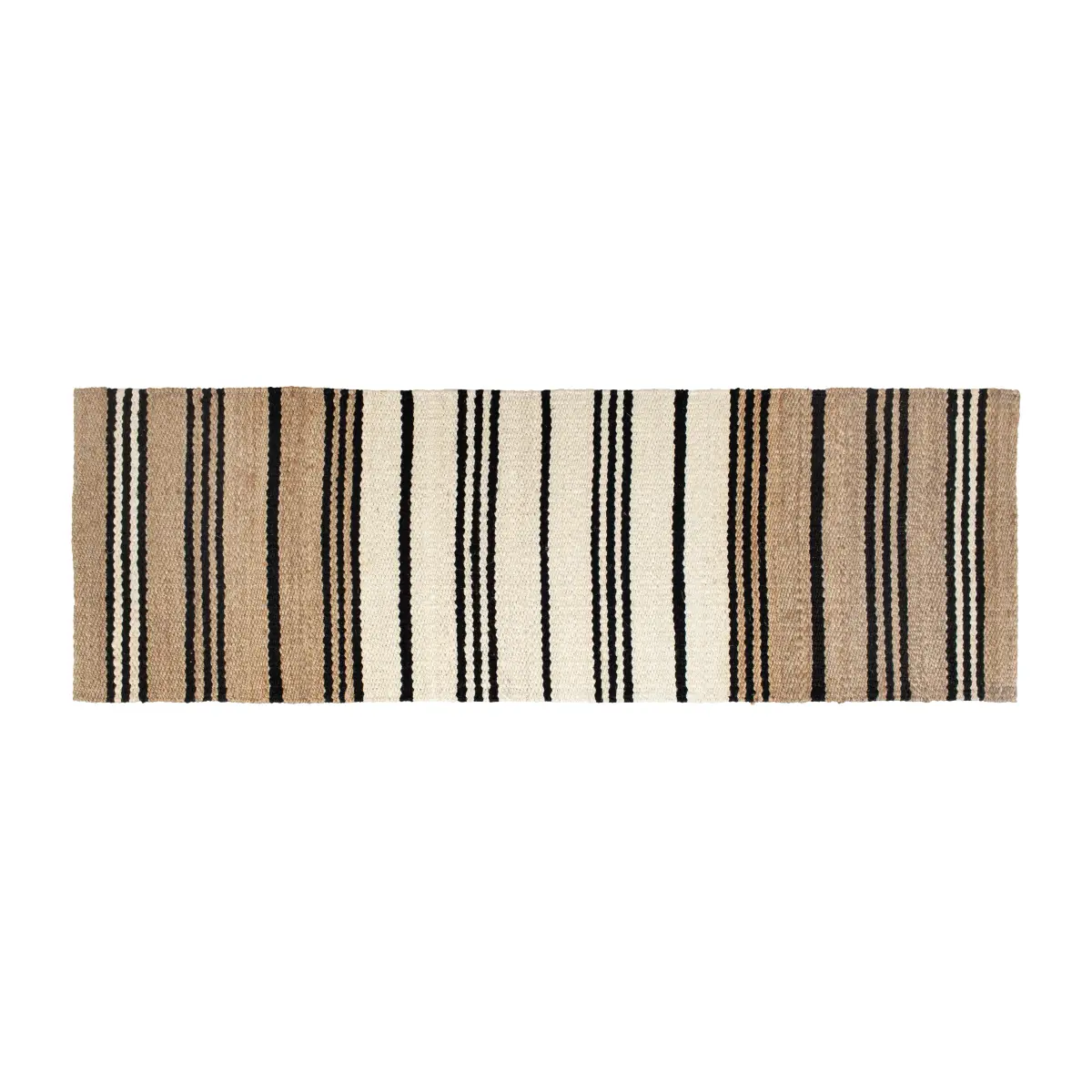 Elin juteteppe stripete, 80 x 250 cm