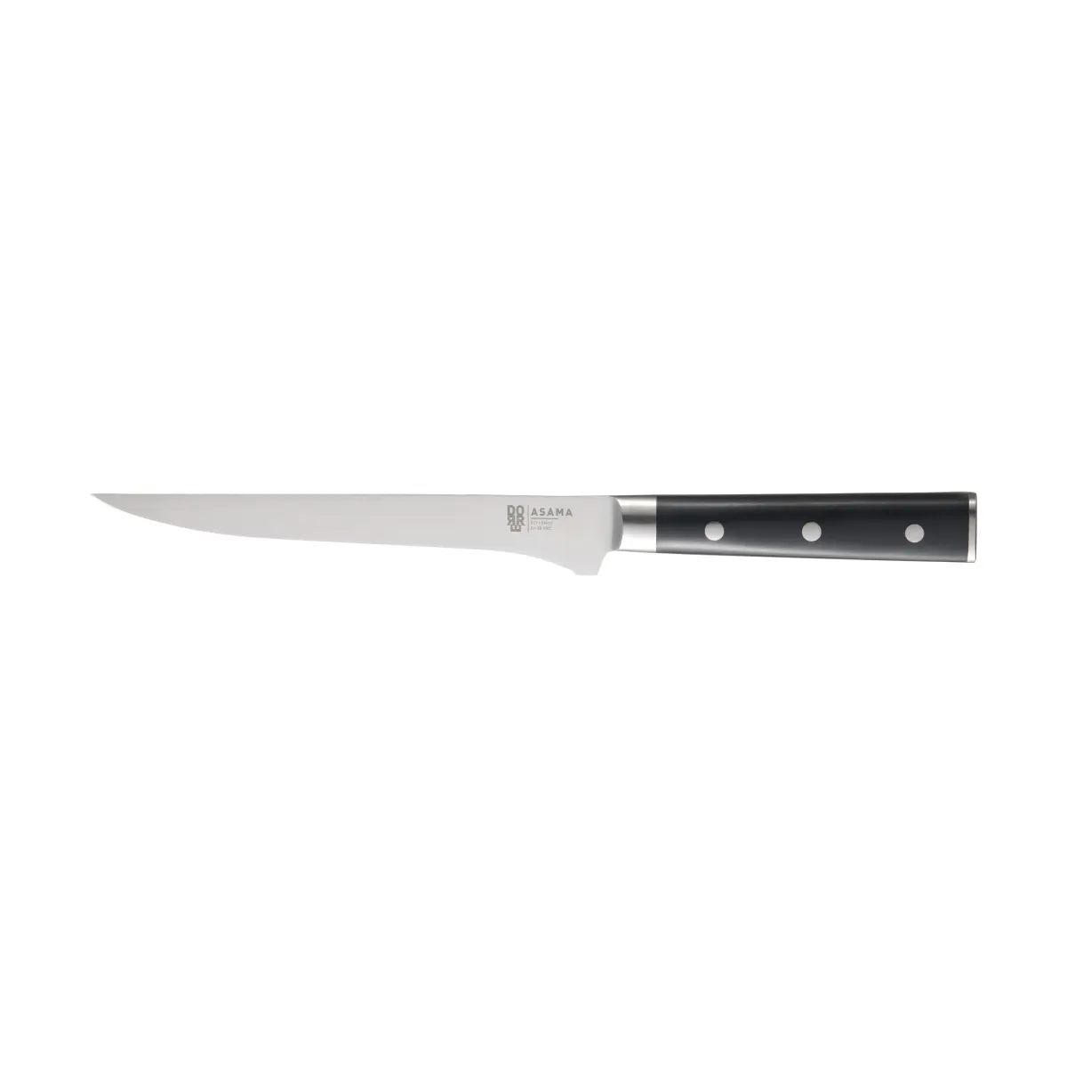 Asama Filetkniv lengde 29,5 cm, Svart håndtak
