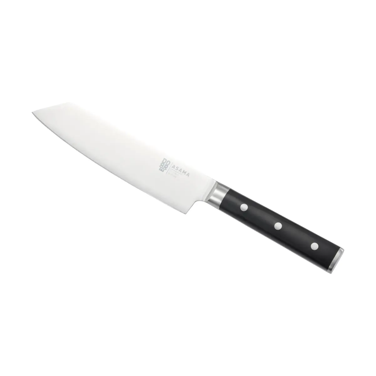 Asama Kiritsukekniv, Rustfritt stål, svart, 33 cm