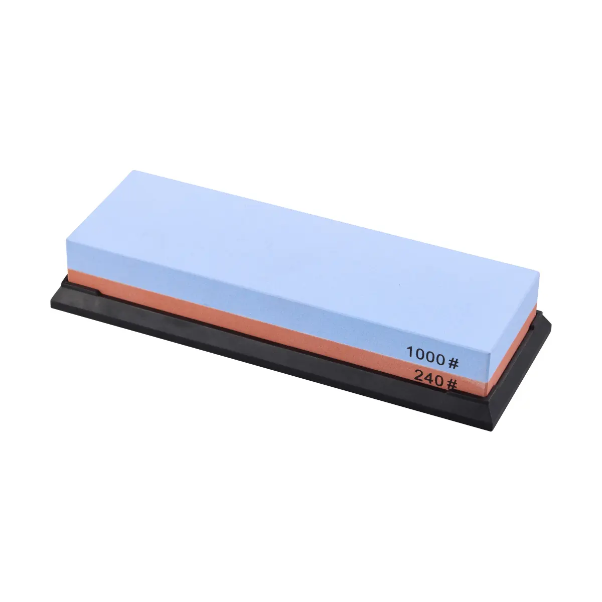 Suri slipestein gummibase 18x6x3 cm, 240/1000 grit