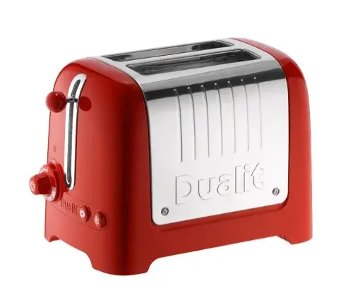 Brødrister Lite 2 Skiver, Glossy bright red