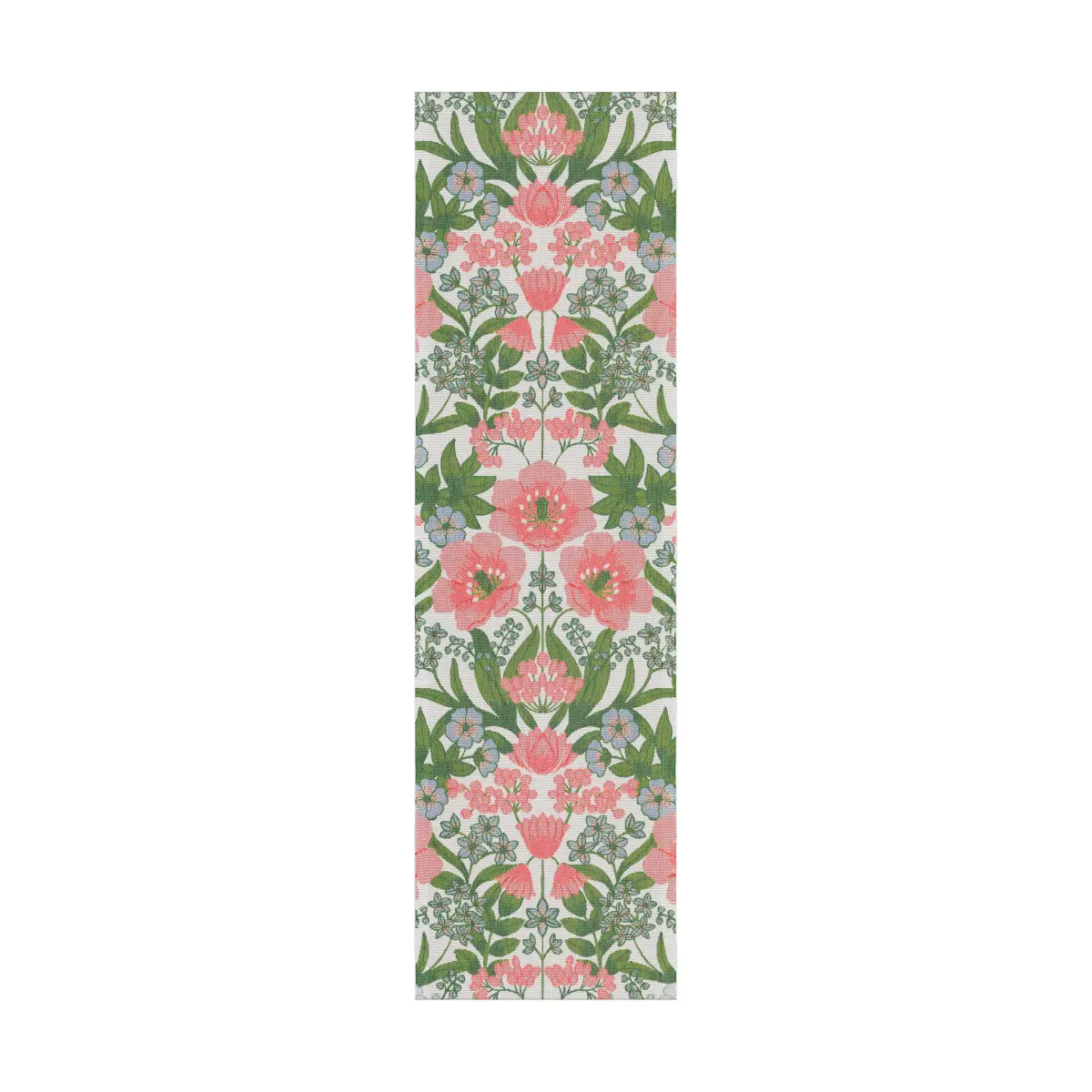 Bettys tulipaner bordløper 35x120 cm, Rosa-grønn