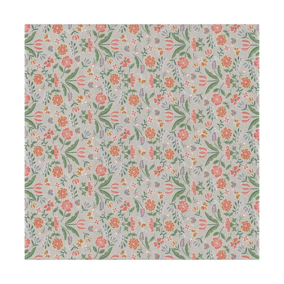 Blomglänta bordduk 145x145 cm, Multi