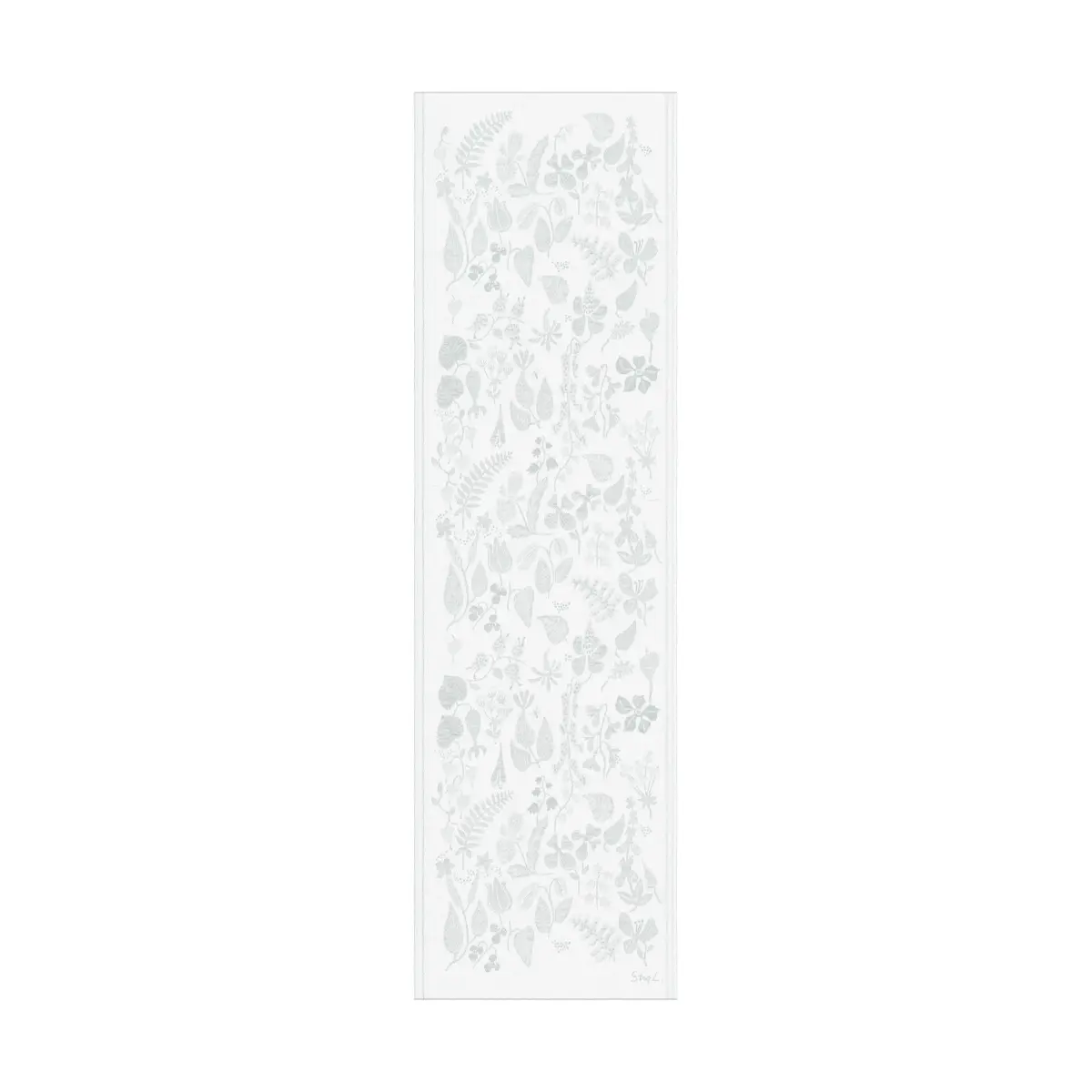 Herbarium bordsløper 35x120 cm, Grå