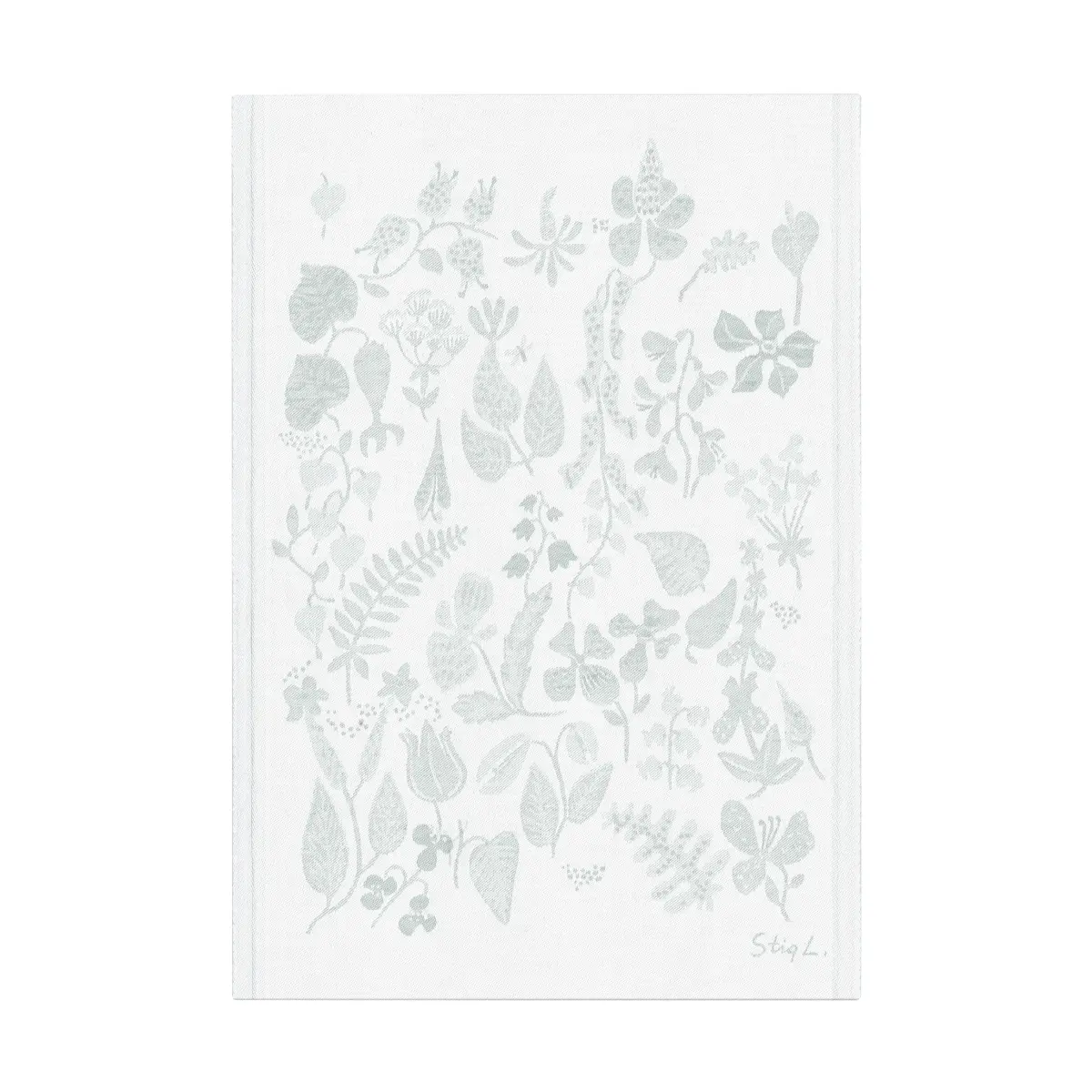 Herbarium kjøkkenhåndkle 35x50 cm, Grå