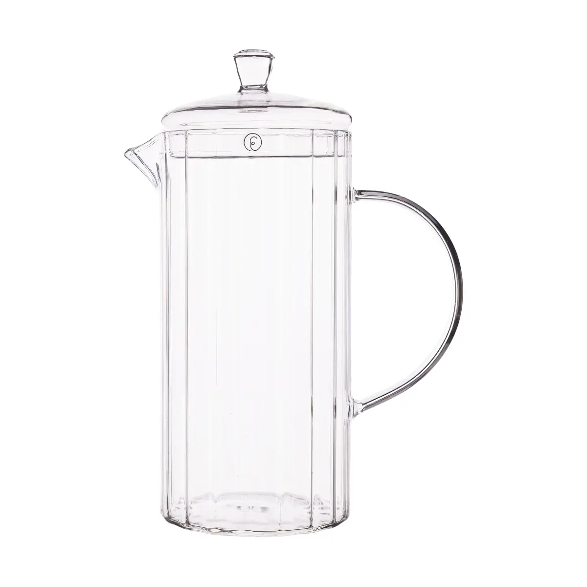 Ernst glasskanne riflet 1 L, Klar