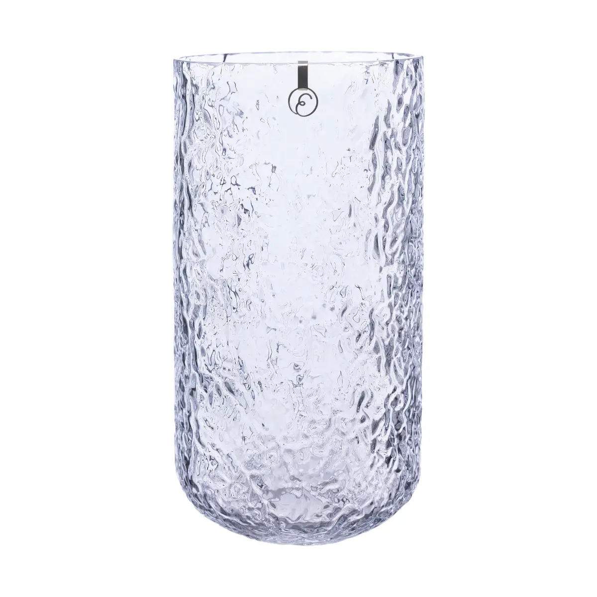 Ernst mønstret vase 25 cm, Klar