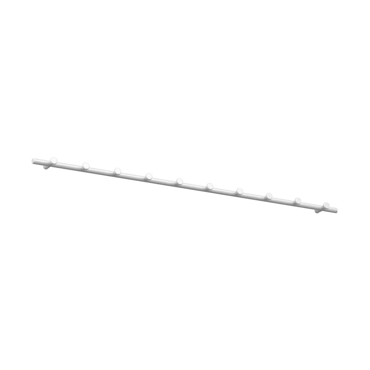 Classic knaggrekke 100 cm, Hvit